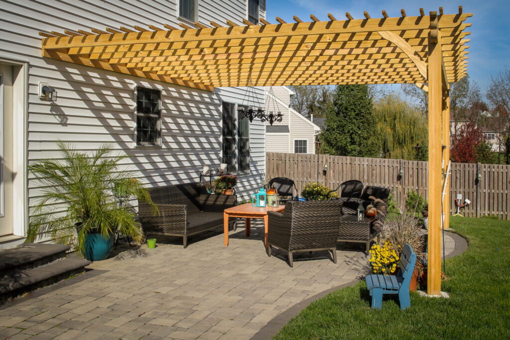 Attached Pergola
