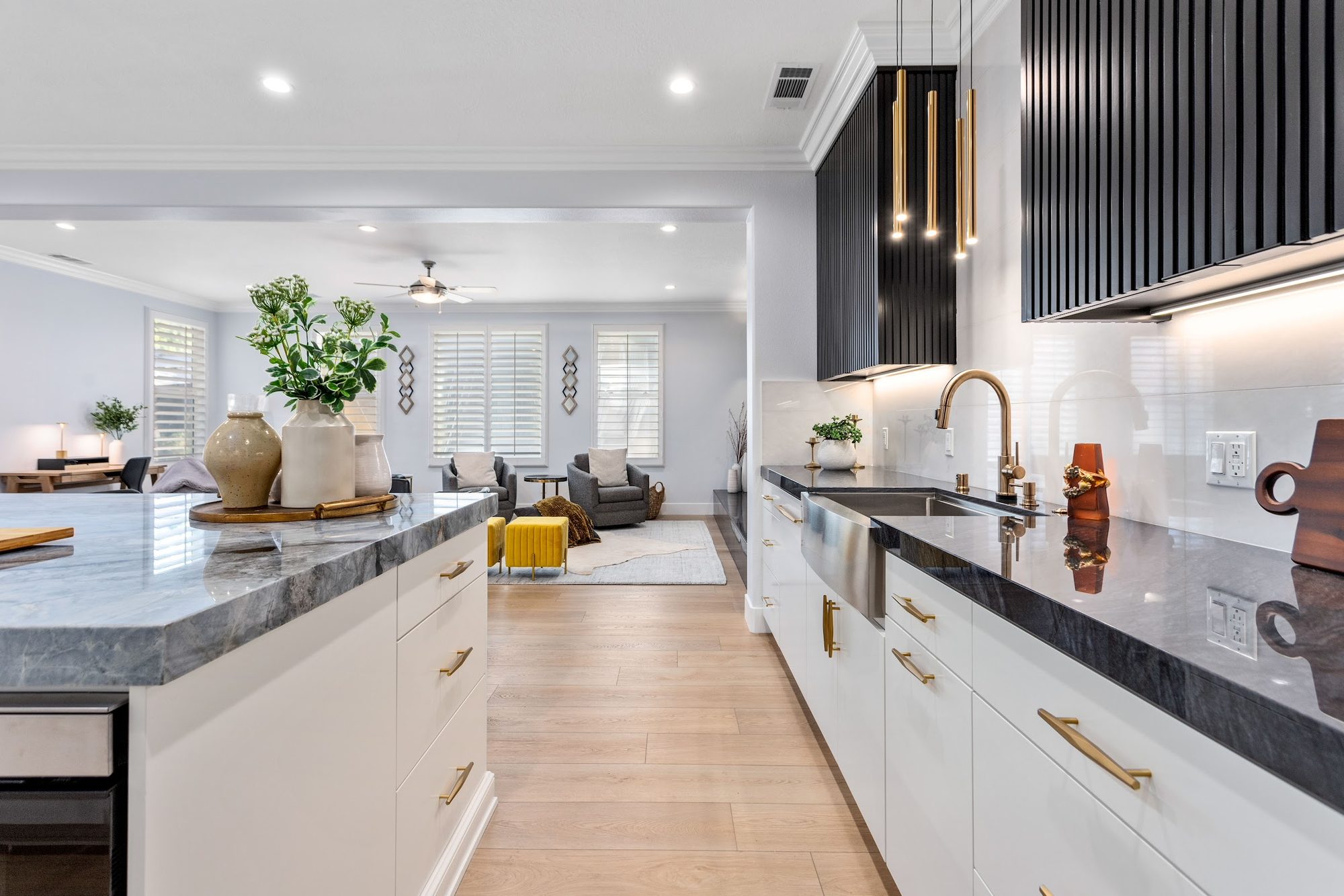 Contemporary Fluted Cabinetry Kitchen Remodel — Houston, TX photo 20